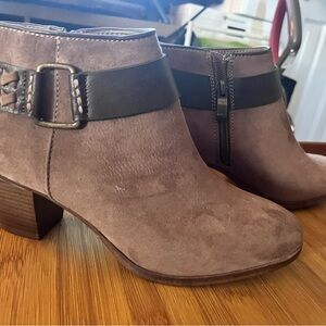 Brown Suede Ankle Boots